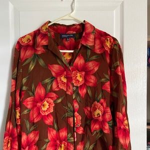 Jones New York Floral Blouse